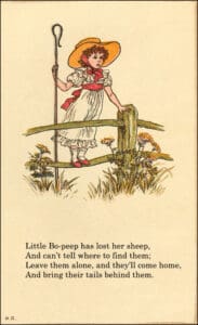 Puzzle - Mother Goose - Bo Peep