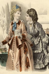 Puzzle - Ladies Fashion - 1872 Poplin and Silk