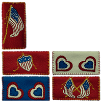 Patriotic Needle Book - group