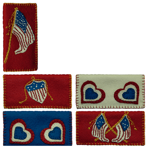 Patriotic Needle Book - group