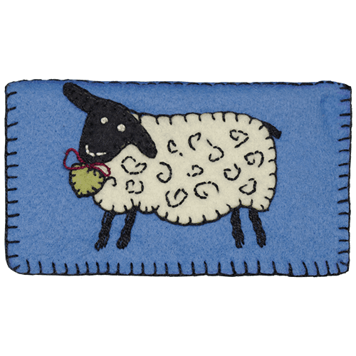 Sheep Needle Book - Lt. Blue