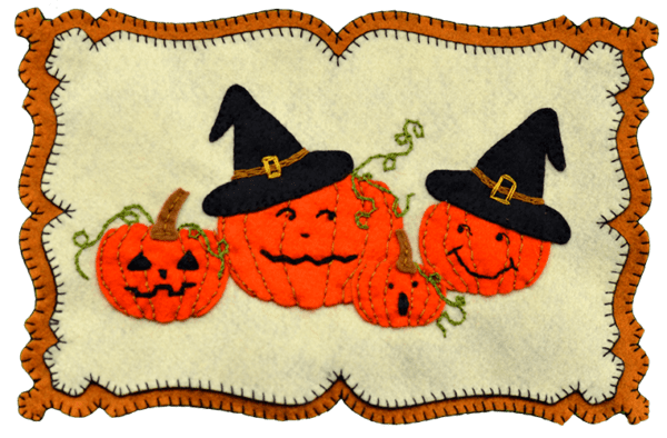 Bewitched Pumpkin Mat