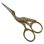 203.0165 - Tools - Stork Scissors - Italian - Gold Colored - LThumb