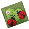 Ladybug N Heart Pincushion