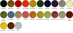 Wool Felt Colors