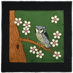 Cherry Blossom Dreams - White Faced Owl