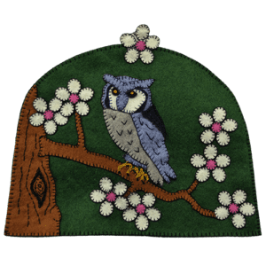 Cherry Blossom & Owl Tea Cozy