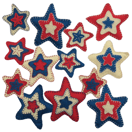 Patriotic Star Garland