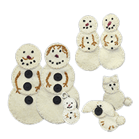 Snowman Family Ornament