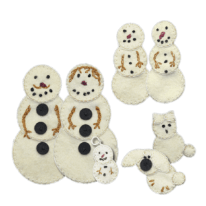 Snowman Family Ornament