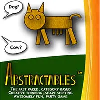 Here's an alt tag for the image: `Abstractables board game box cover`