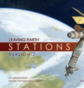 A picture of the cover of leaving earth stations version 2.